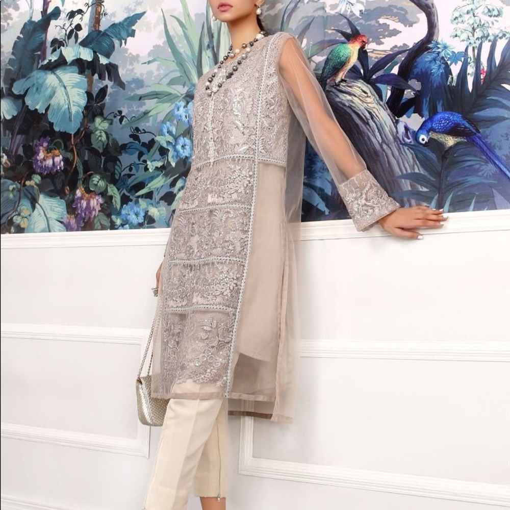 Pakistani designers shirt party wear